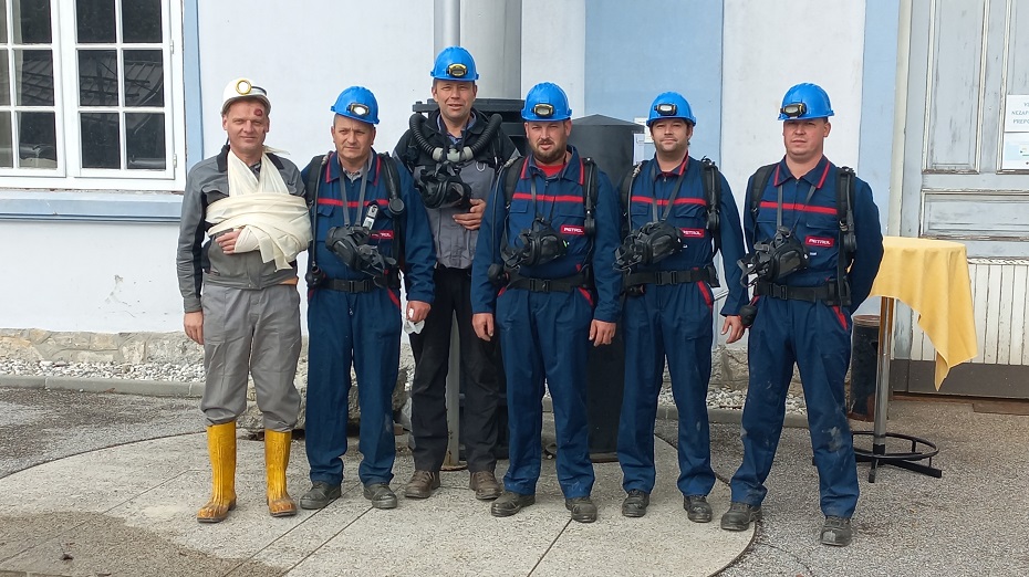Petrol Geo sodeloval v reševalni vaji rudarskih reševalnih enot Slovenije