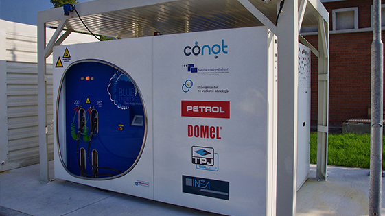 The Lesce hydrogen filling station