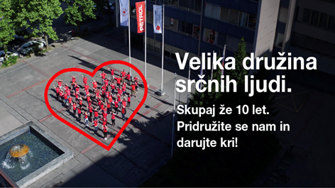 Uspešna krvodajalska iniciativa o pomenu darovanja krvi »Daruj energijo za življenje« letos poteka že deseto leto.