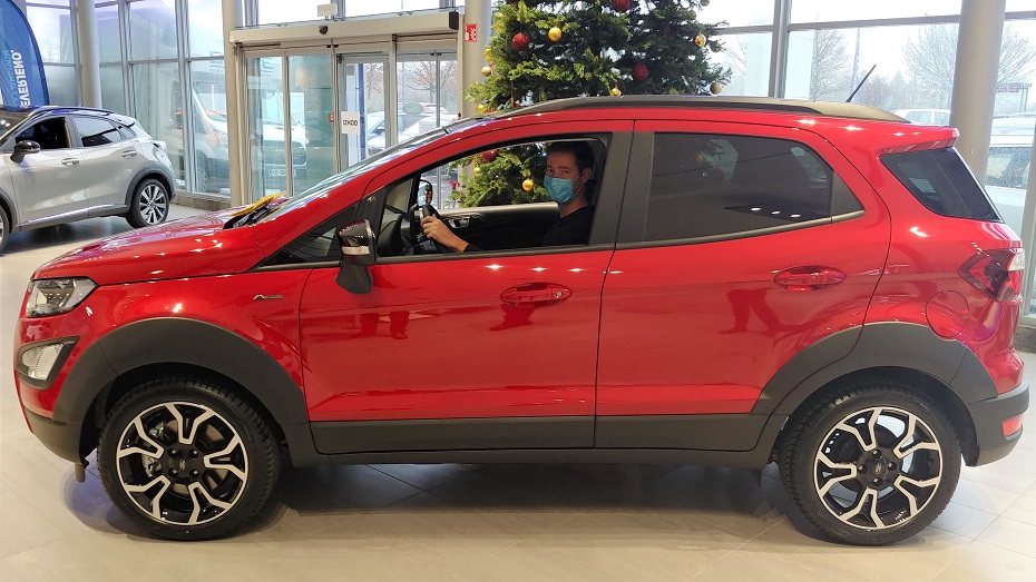 Aleš v mescu obdarovanj prejel Ford EcoSport Active