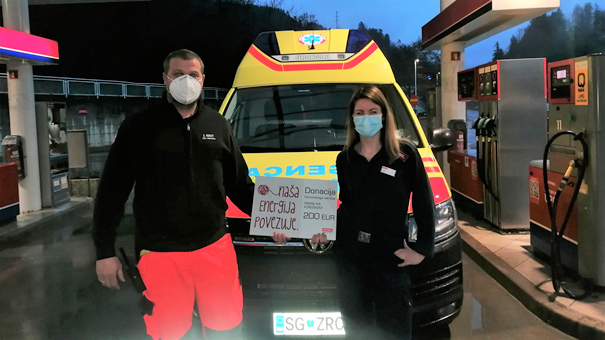 Našo energijo delili tudi z reševalci